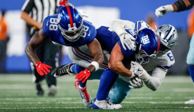 NFL roundup: New York Giants defeat Cowboys in John Harbaugh's debut