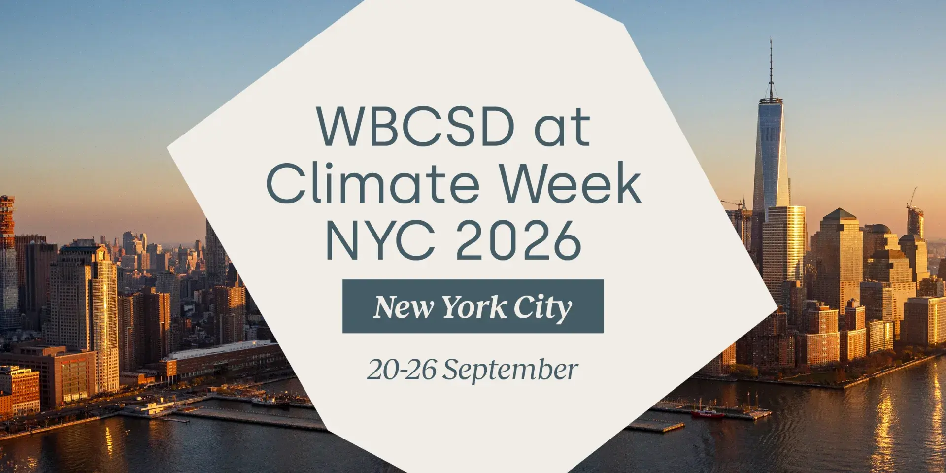 WBCSD at Climate Week NYC 2026