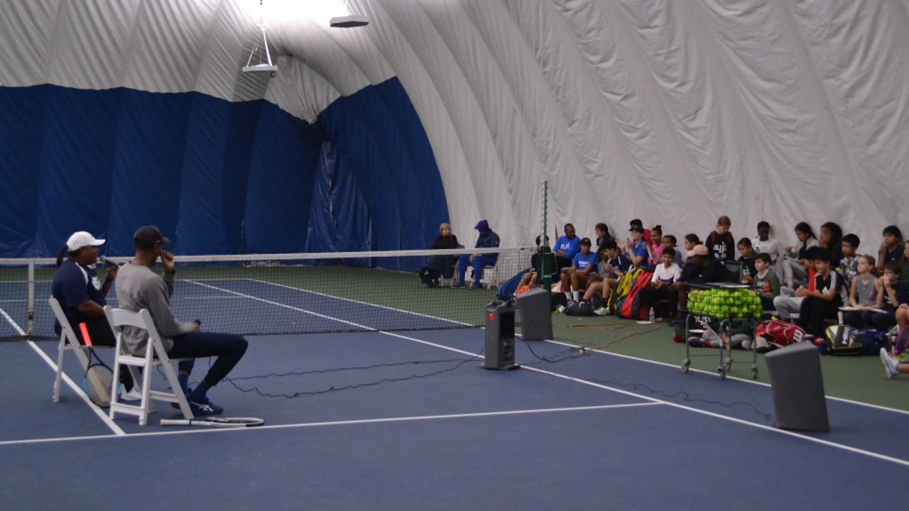 Nonprofit uses tennis to improve kids' lives