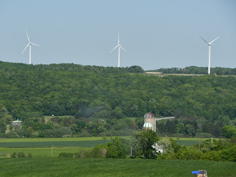 Four wind farms are among the latest renewable energy projects contracted by New York state. Four wind farms are among the latest renewable energy projects contracted by New York state.