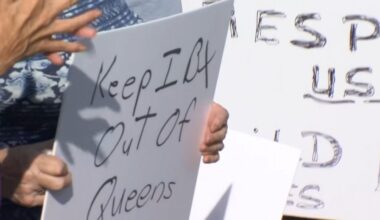 Homeowners protest construction of IBX in Queens
