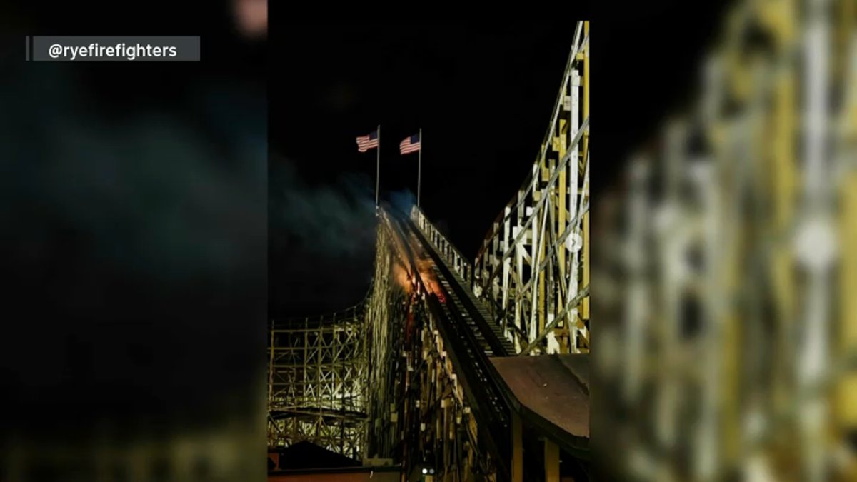 Fire breaks out on Dragon Coaster ride at Playland – NBC New York