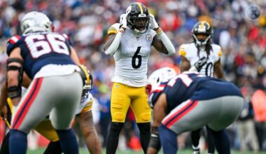 Watch: Patrick Queen picks off Drake Maye to give Steelers a spark