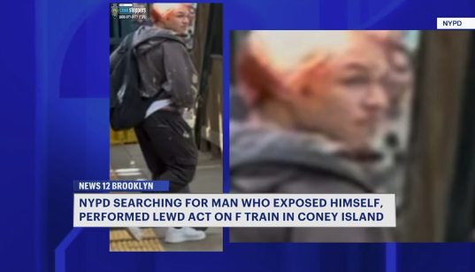 News 12 | Brooklyn | Man Sought For Lewd Act Aboard F Train In Coney Island