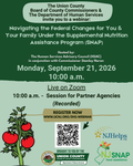 Union County Hosts Snap and Medicaid Webinars for Community Partners – County of Union, New Jersey