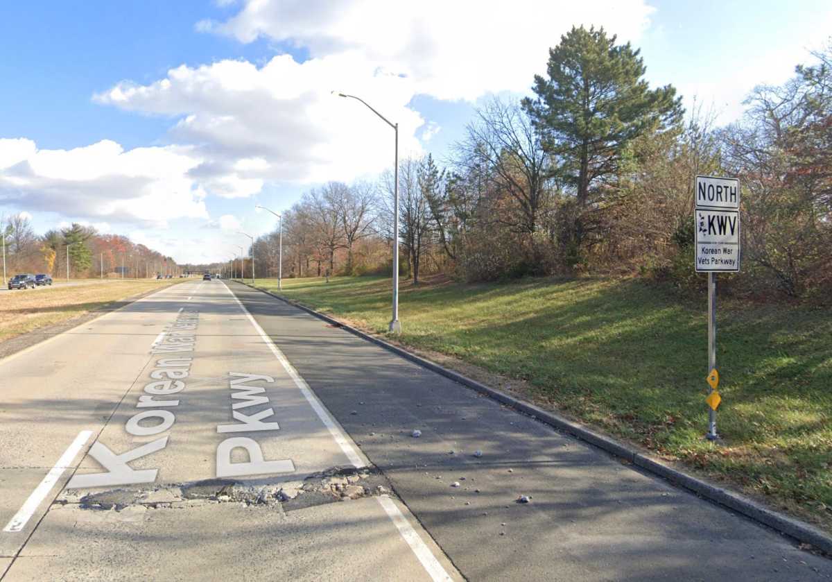 sign for the Korean War Veterans Parkway