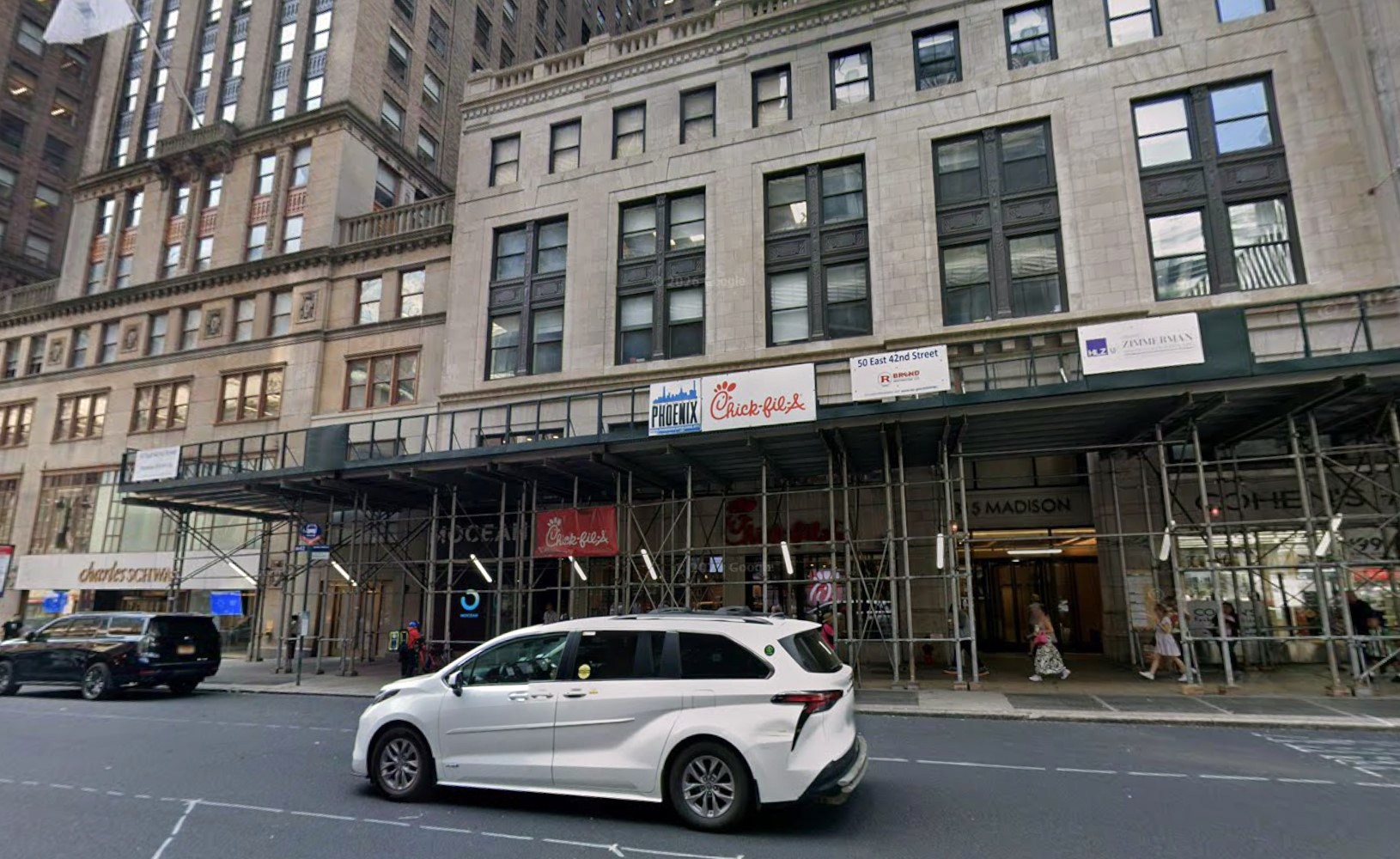Woman killed after Tesla driver wildly crashes into Midtown NYC scaffolding