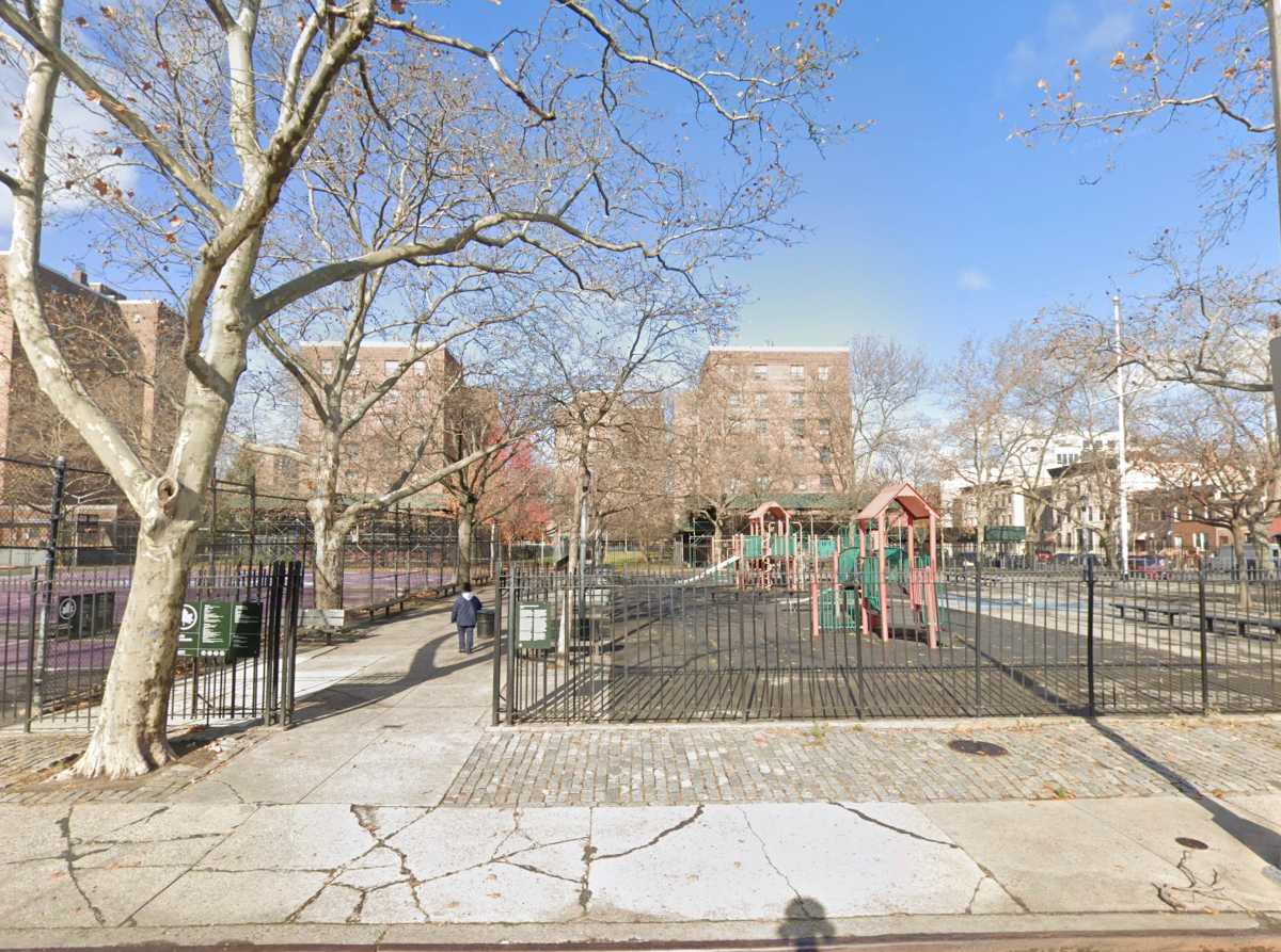 playground in brooklyn where two men were shot dead
