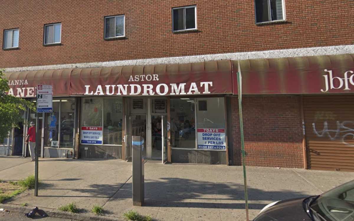Bronx laundromat where mother and son were shot