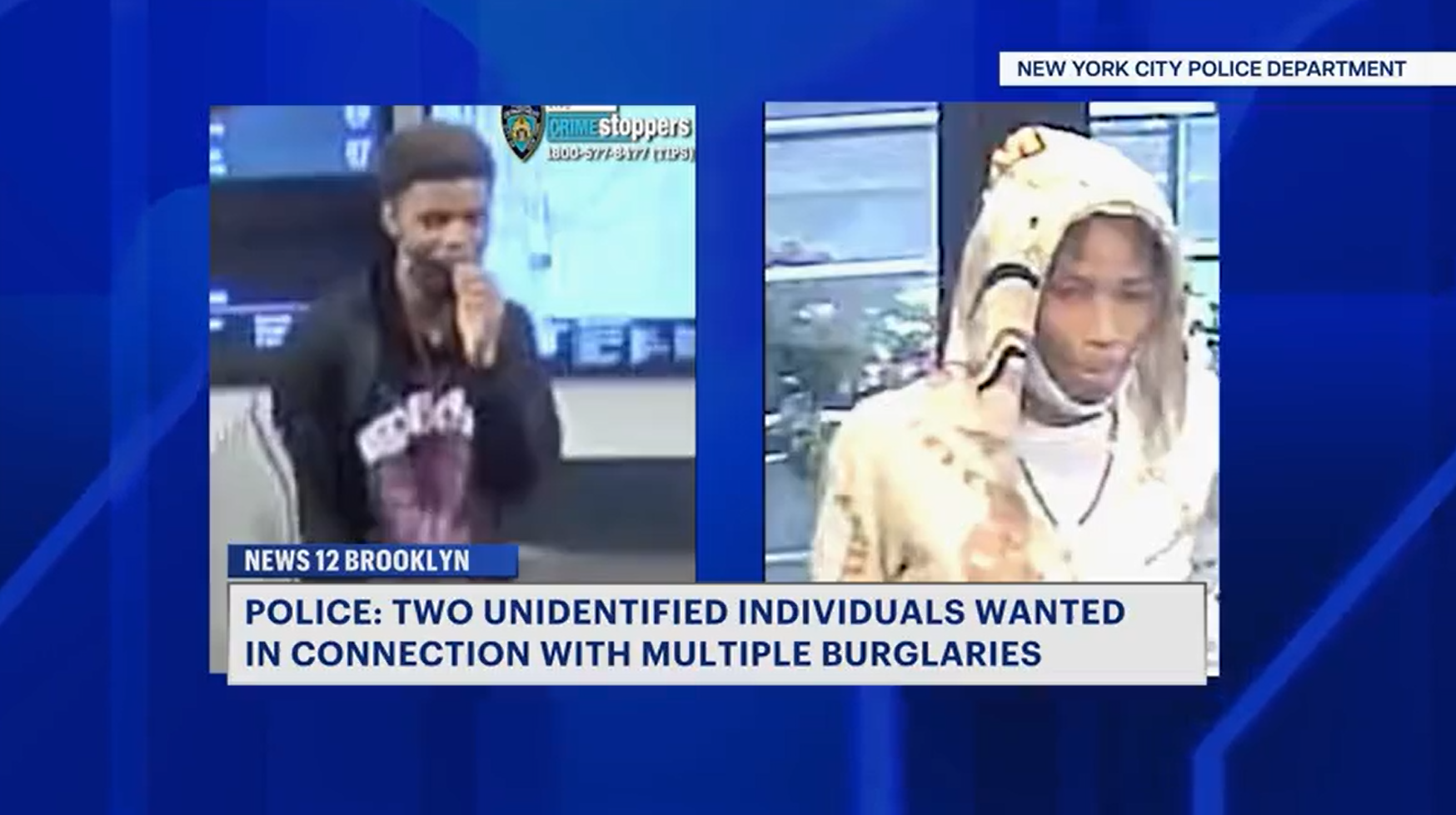 News 12 | Brooklyn | Nypd Seeks Suspects In 19 Commercial Burglaries Across Brooklyn