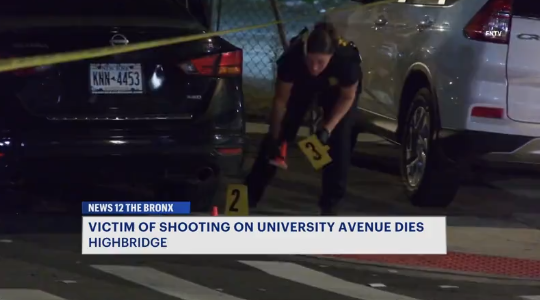 News 12 | Bronx | Victim Of Shooting On University Avenue In Highbridge Dies