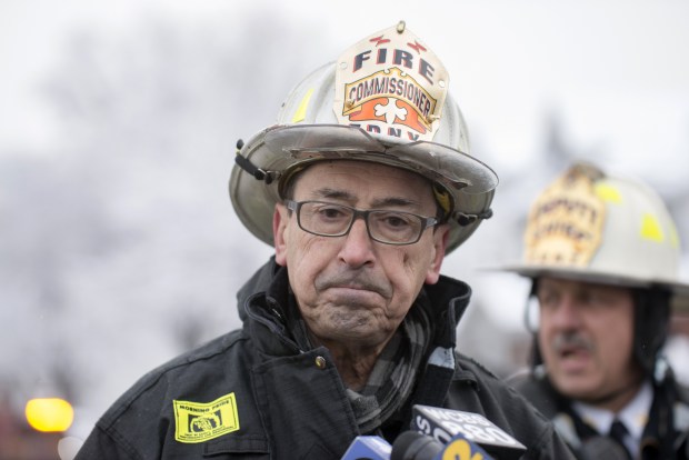 FDNY Commissioner Daniel Nigro is pictured in Brooklyn in 2015. (Theodore Parisienne for New York Daily News)