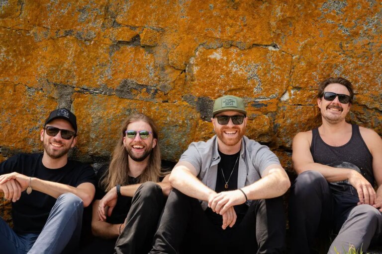 The members of the band Strange Machines