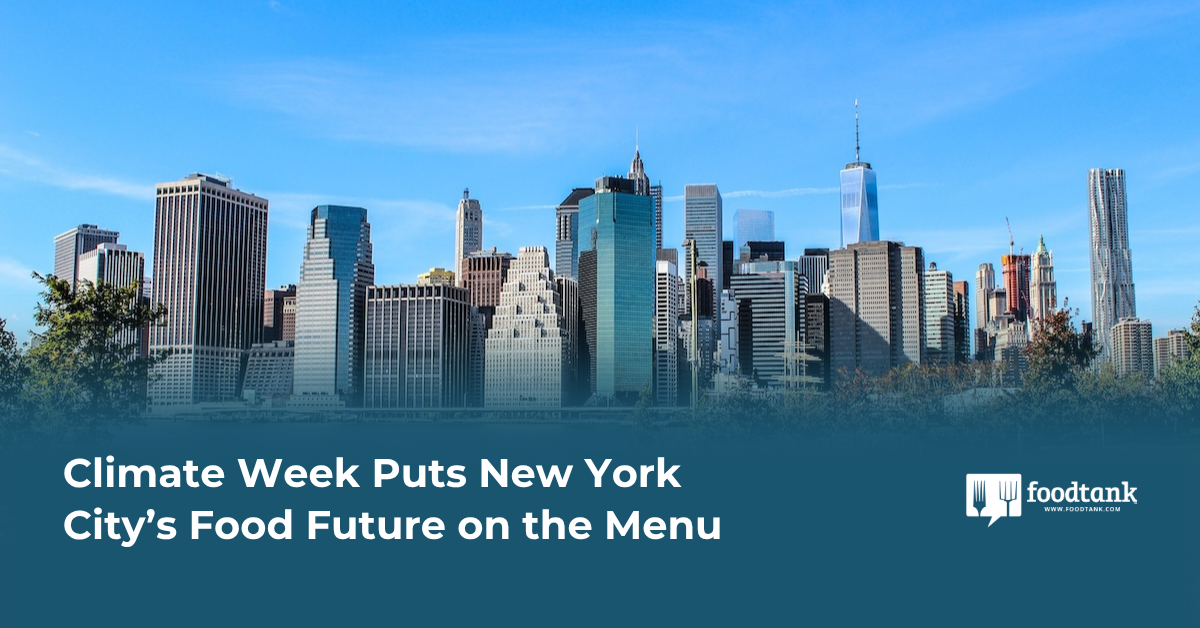 Climate Week Puts New York City’s Food Future on the Menu – Food Tank