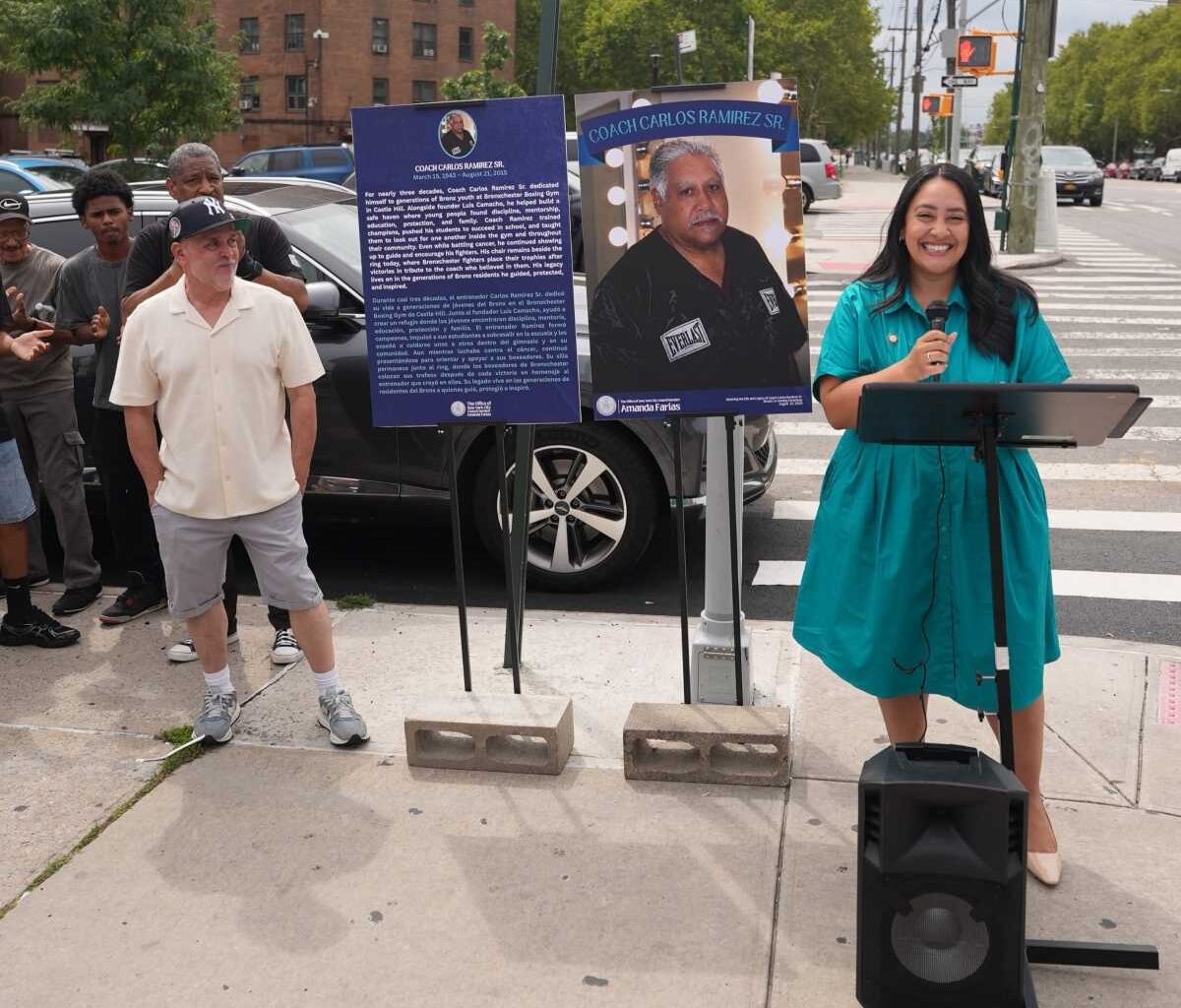 Bronx boxing coach Carlos Ramirez honored with street co-naming in Castle Hill – Bronx Times