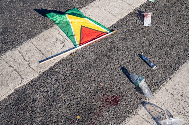 A 36yr old man was rushed to Kings County Hospital in critical condition after he was stabbed in the face and neck on Utica Avenue, in a scene that stretched from Crown Street to President Street, in Brooklyn on Monday September 7, 2026. 0756. A 23yr old man and a 32yr old man, both stabbed at the same location, were also taken to Kings County Hospital. (Theodore Parisienne / New York Daily News)