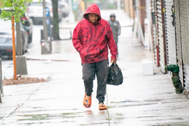Rain in the Bronx.
