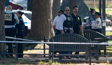 A 14-year-old boy was shot near Rufus King Park on Saturday in Queens,