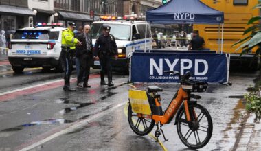 NYC bicyclist killed near Madison Square Garden in crash with dump truck