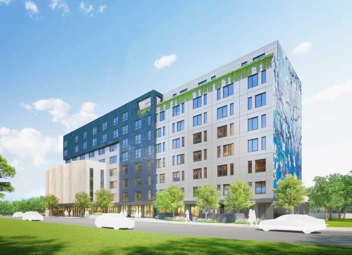 Renderings for the Perennial, which will replace the former Parkway Hospital. Photo: Ola Wilk