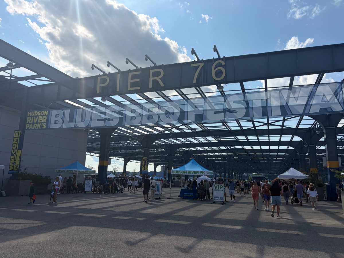 The welcome sign at the entrance of the venue, ushering concert-goers and attendees into the festival