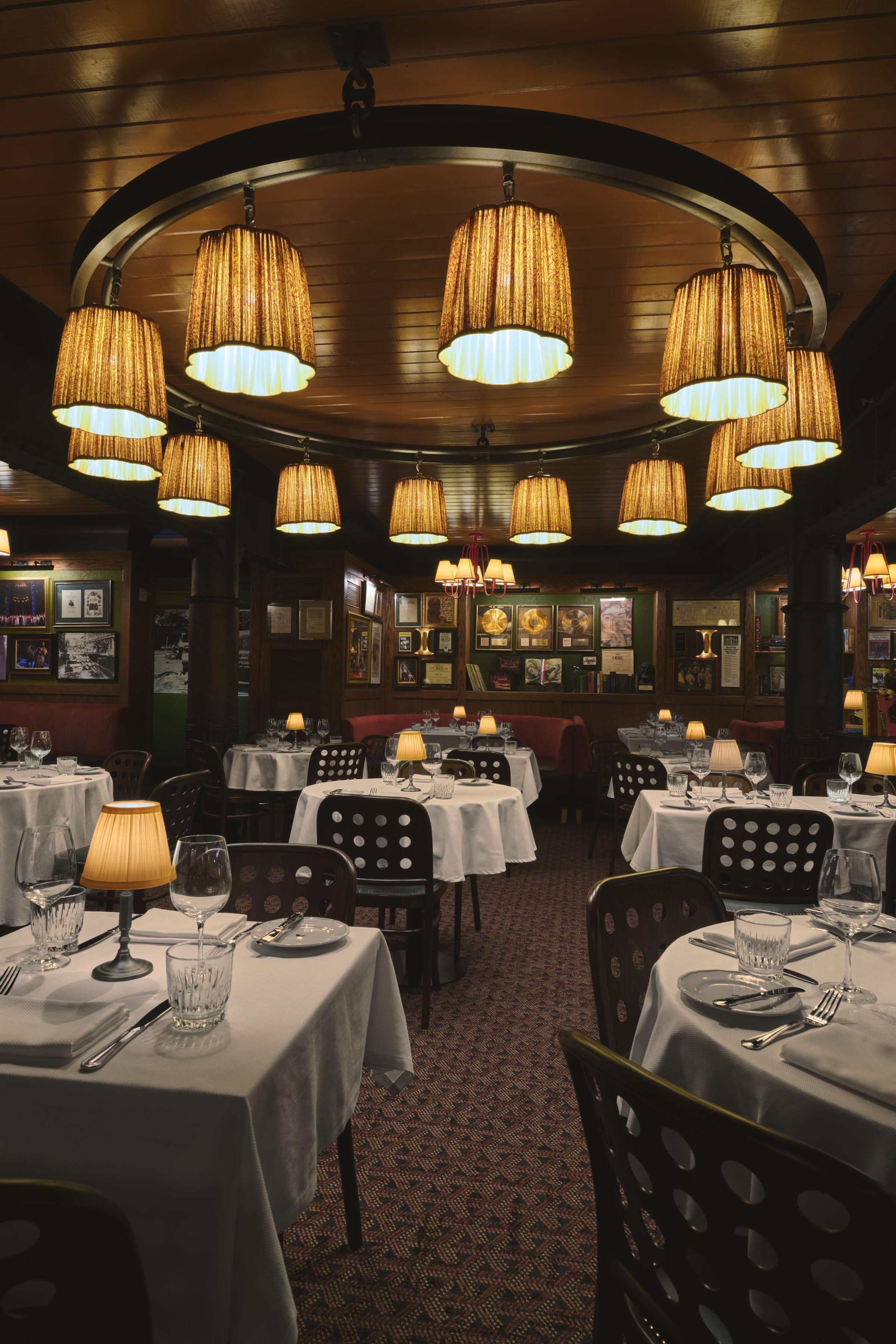 The dining room at the Astor.