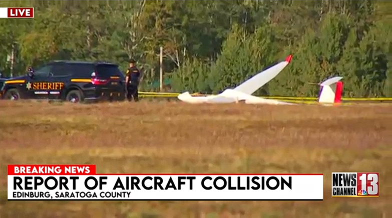 Searchers find dead pilot after 2 gliders collide