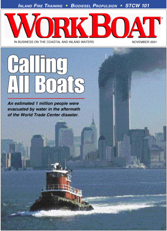 WorkBoat magazine coverage of the September 11 maritime response