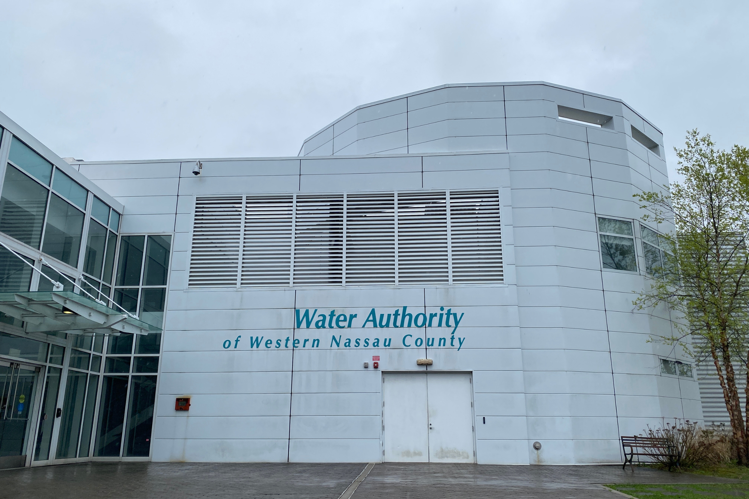 The headquarters of the Water Authority of Western Nassau County.