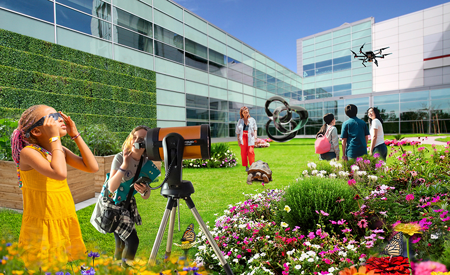 Weston Family Garden. PROVIDED BY LIBERTY SCIENCE CENTER