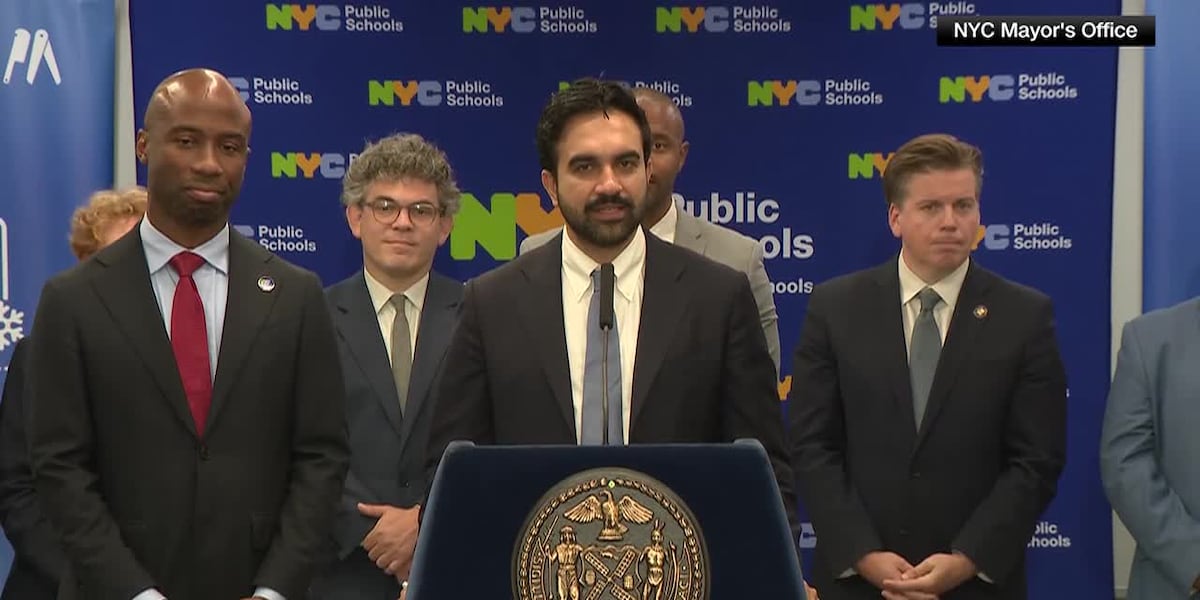 Mamdani announces NYC schools are banning AI for students through 8th grade