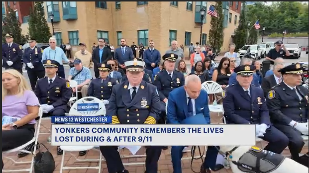 News 12 | Bronx | City Of Yonkers Holds Annual 911 Memorial Ceremony