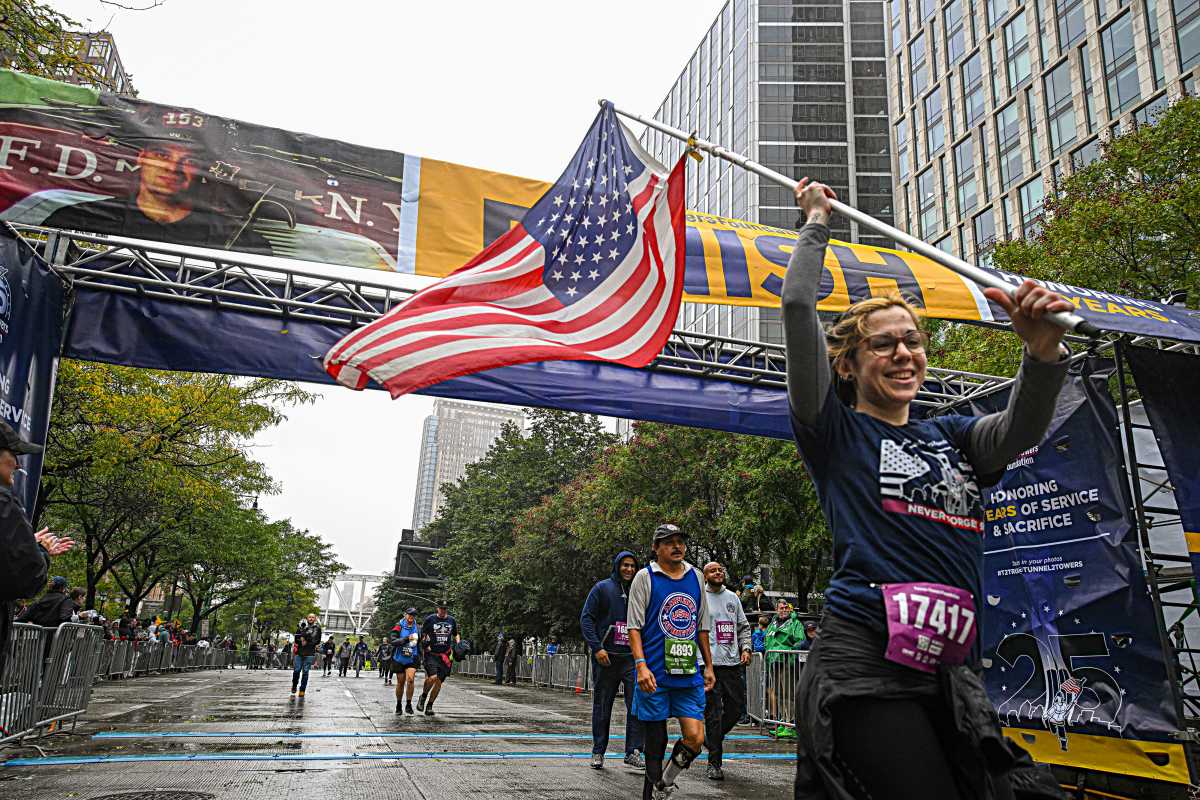 Thousands brave nor’easter for annual Tunnel To Towers run