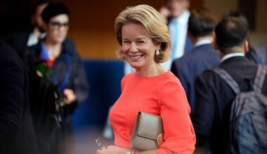Queen Mathilde turns heads in New York with an unexpected twist on the classic pantsuit