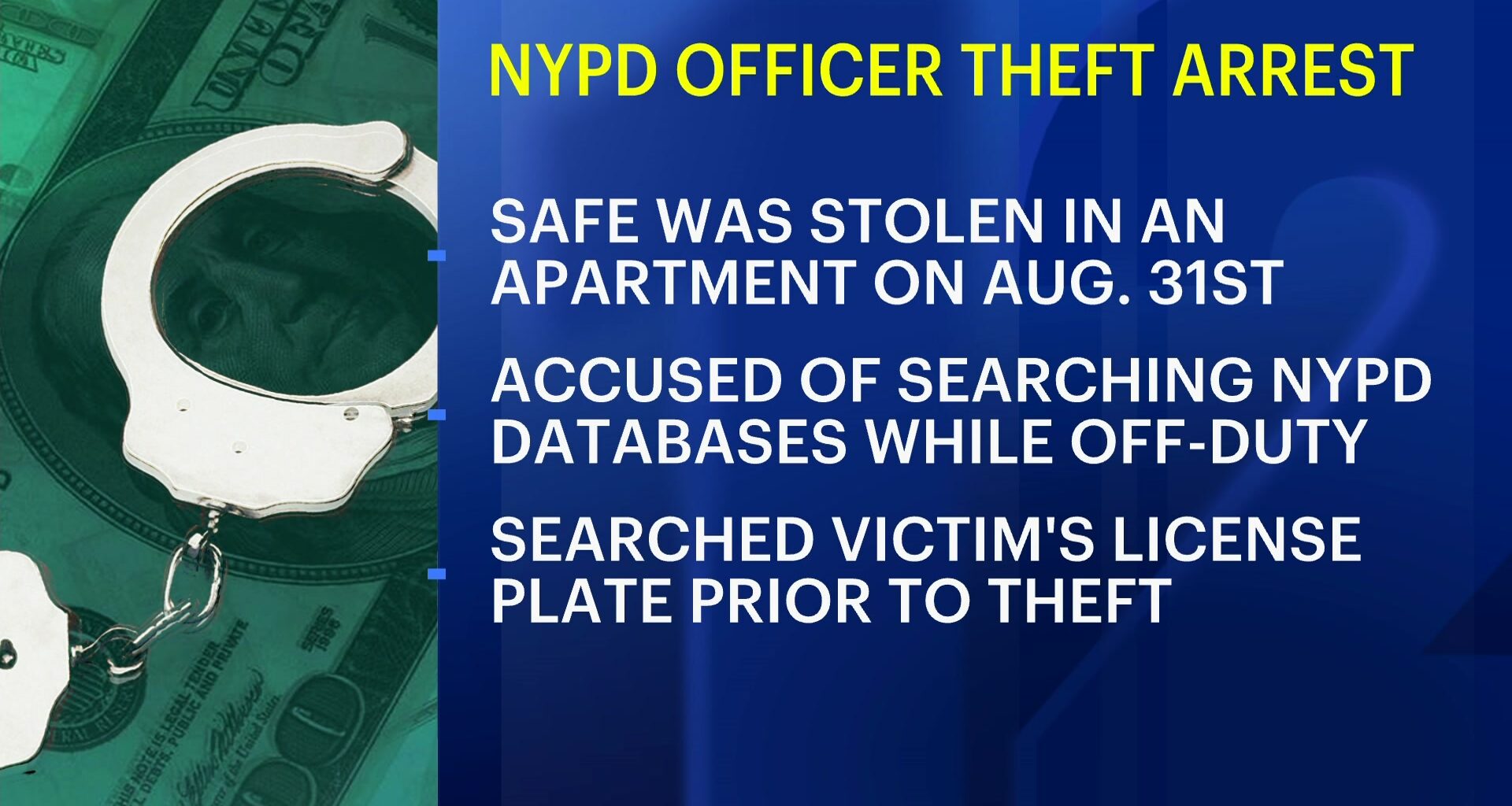 News 12 | Brooklyn | Nypd Officer Accused Of Tampering With Evidence To Cover Up Stealing Almost 50k