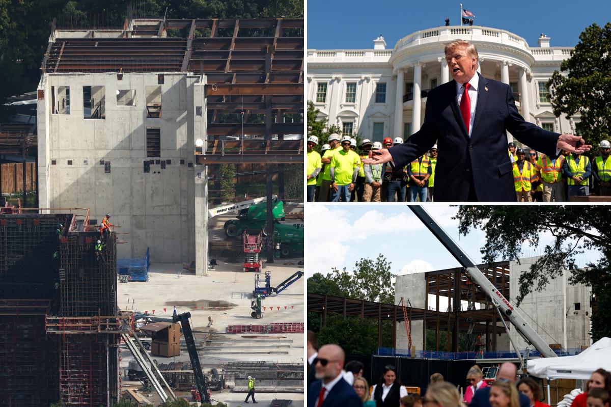 Trump says his ballroom will be built with ‘nuclear concrete’ so Democrats can’t tear it down