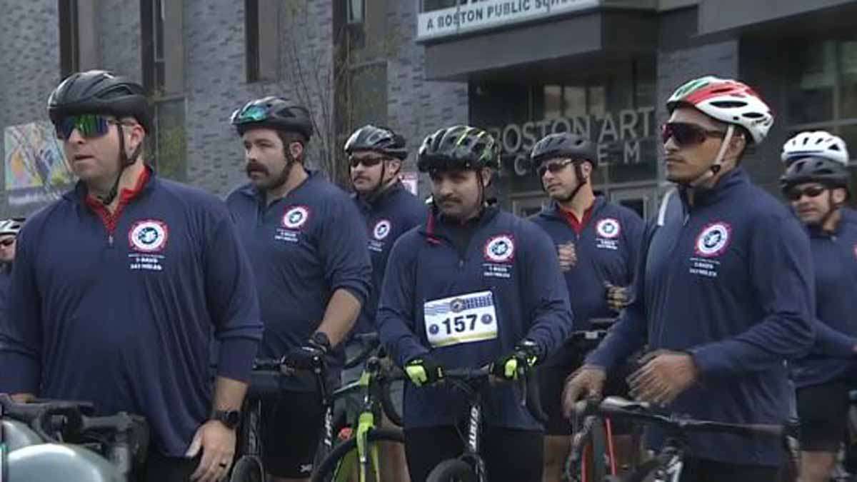Hundreds of cyclists riding from Boston to New York for 9/11 First Responder Ride for Resilience - Boston News, Weather, Sports