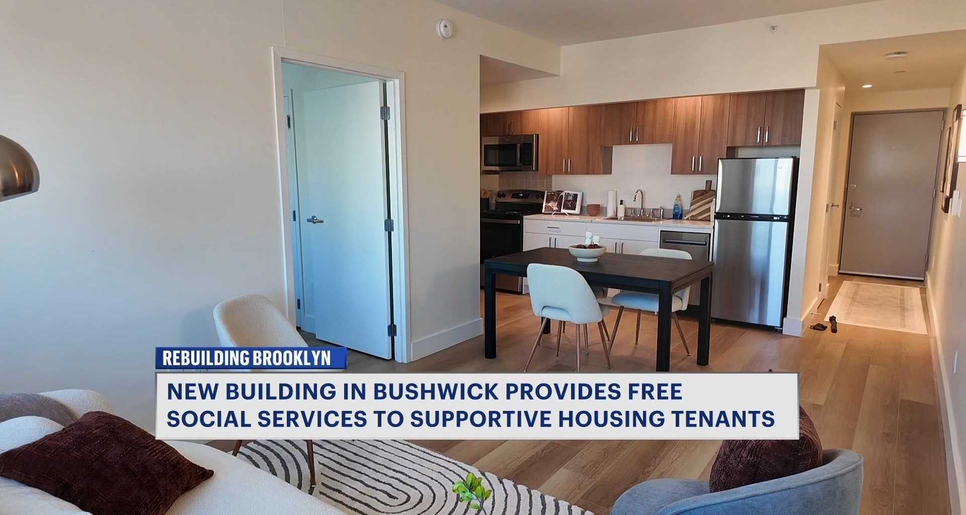 News 12 | Brooklyn | Rebuilding Brooklyn New Affordable Housing In Bushwick Provides Free Social Services To Supportive Housing Tenants