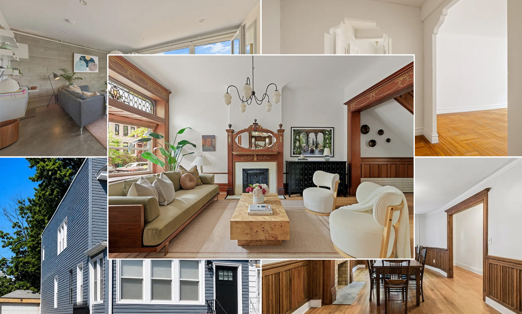 brooklyn listings - collage of brooklyn homes for sale