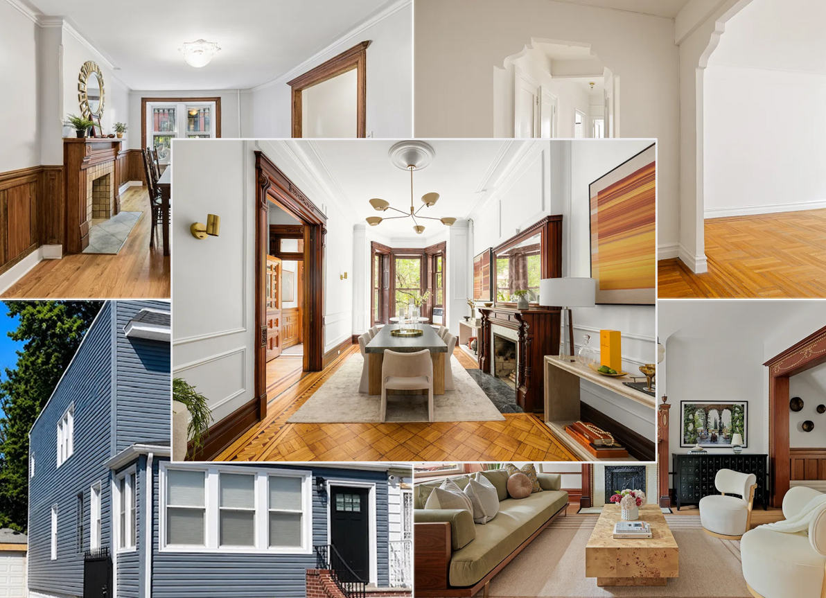 collage of brooklyn homes for sale