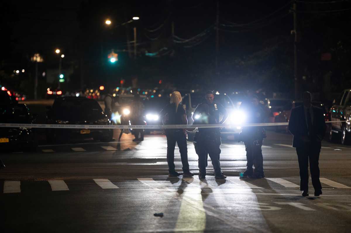 crime scene in Brooklyn