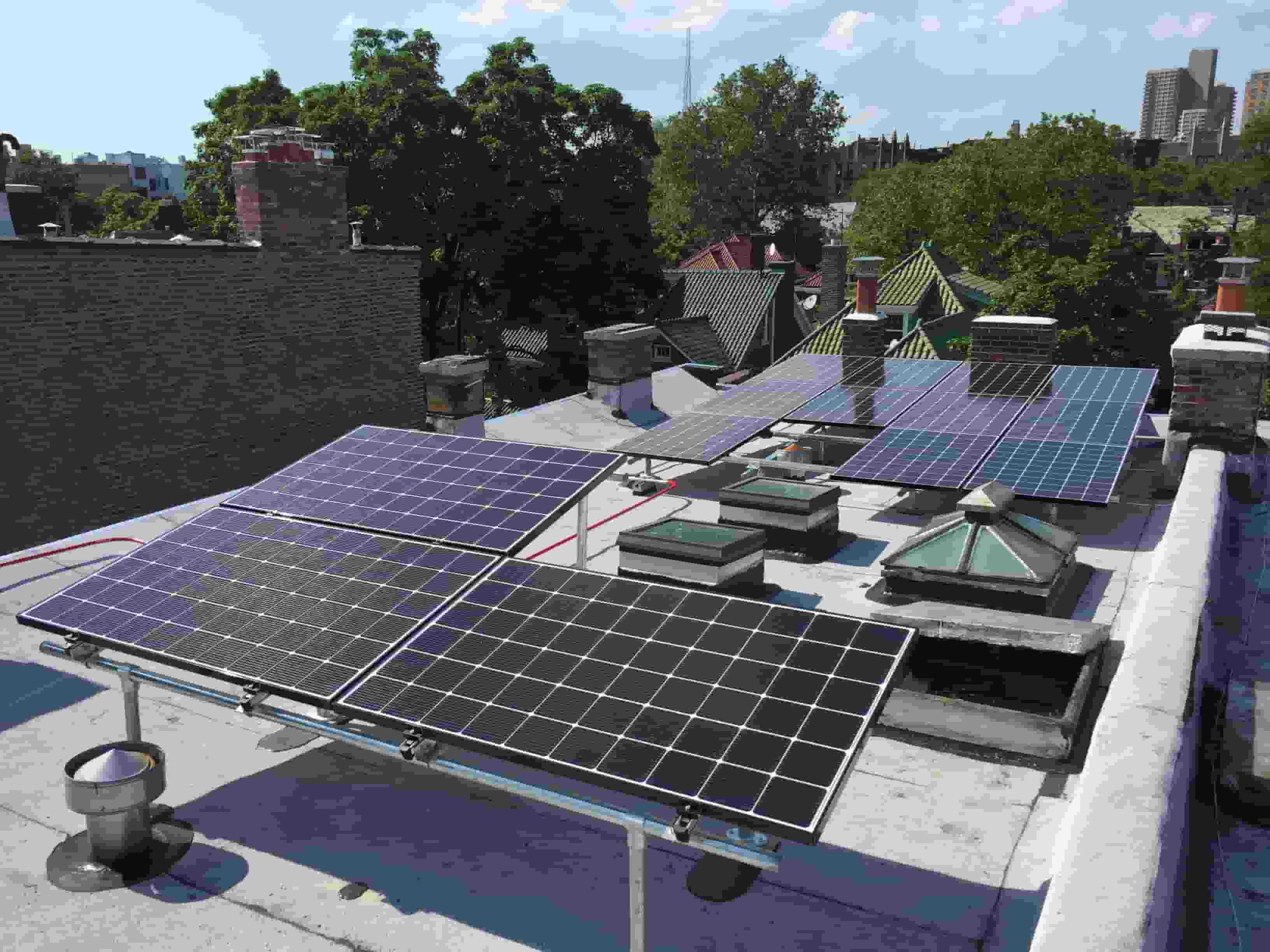 solar rooftop installation in Brooklyn