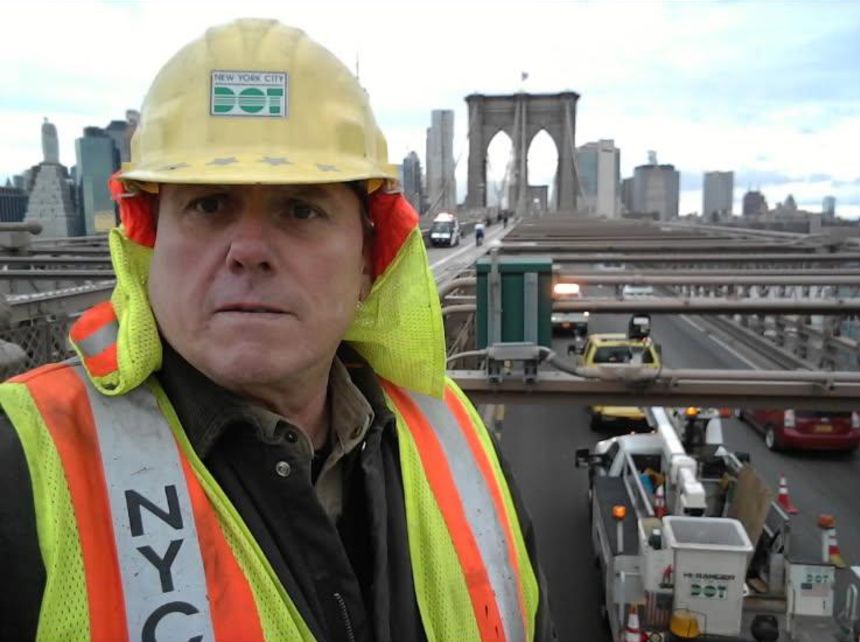 Kotnik worked on the Brooklyn Bridge and other New York City landmarks during his time with the city's Department of Transportation.