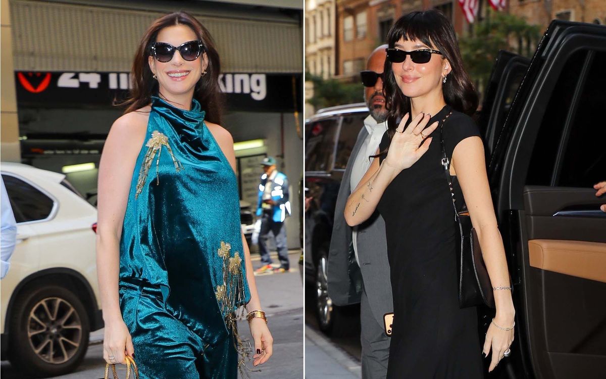 Are Anne Hathaway and Dakota Johnson doing advance press for Verity in New York?