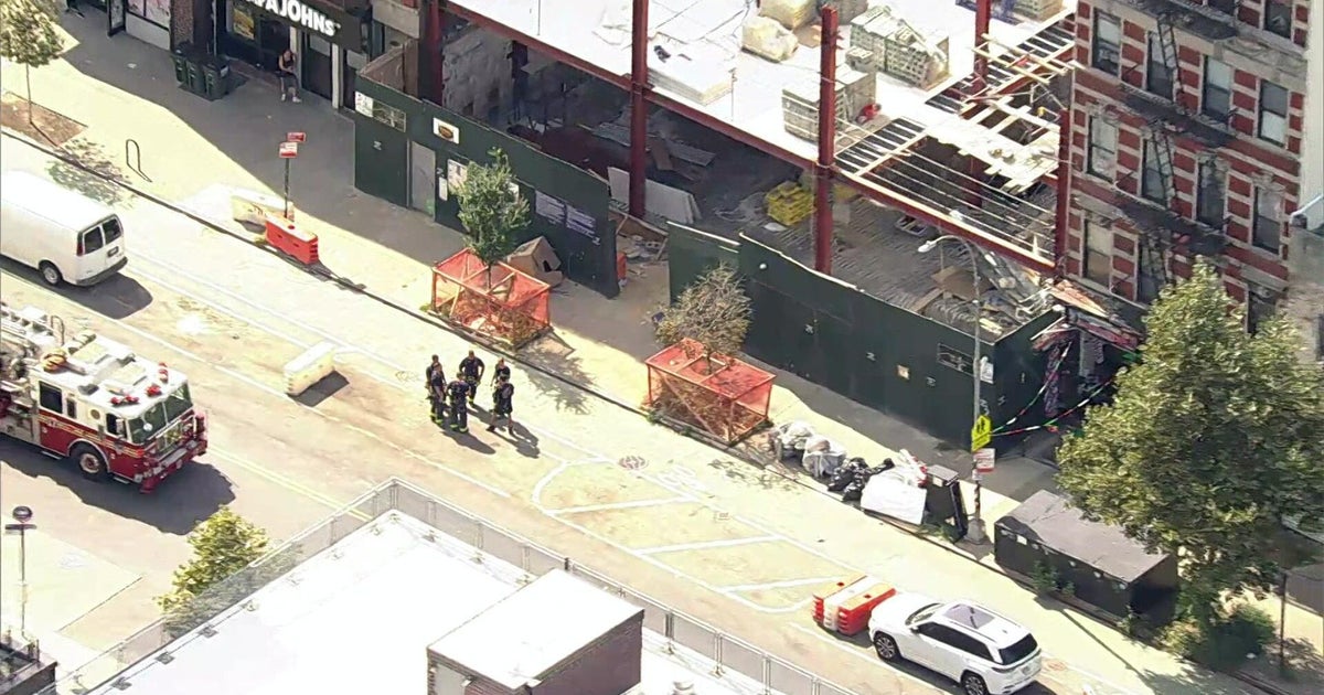 2 hospitalized after partial collapse at Bronx construction site