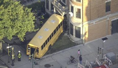 School bus crashes into building in Brooklyn