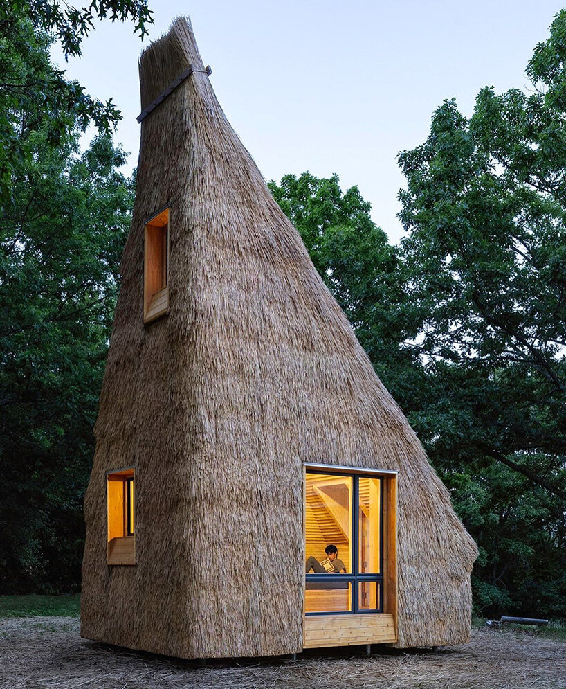 agricultural waste forms complete building system in new york house by LTL architects - 8