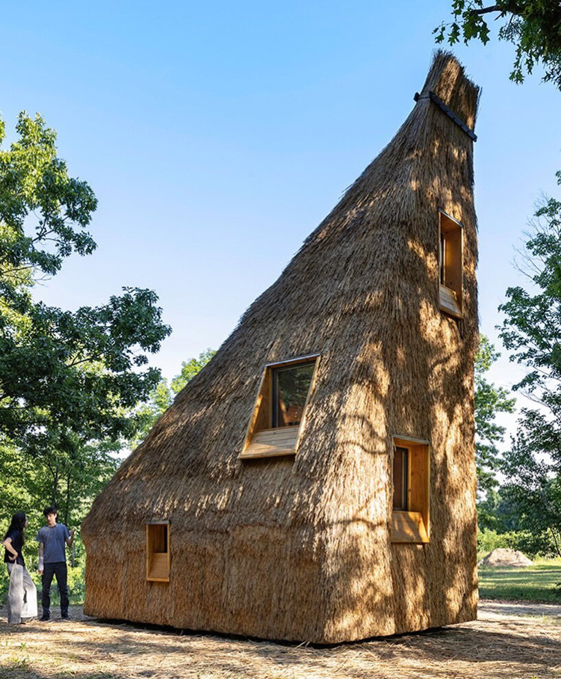 agricultural waste forms complete building system in new york house by LTL architects - 1