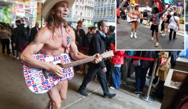 NYC's Naked Cowboy menaced by creep days after Times Square killing