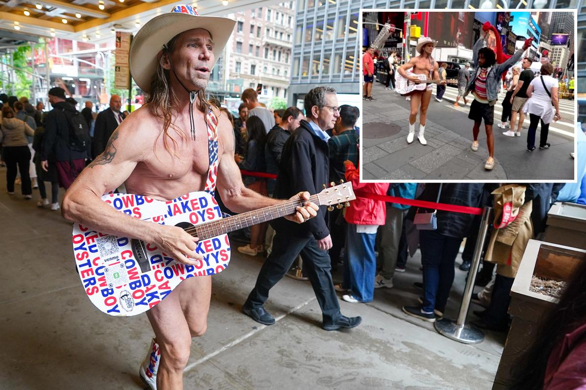NYC's Naked Cowboy menaced by creep days after Times Square killing